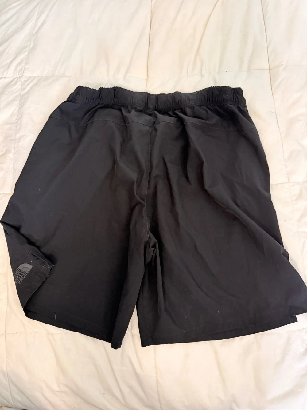 The North Face Men's Black Athletic Shorts with Elastic Waist